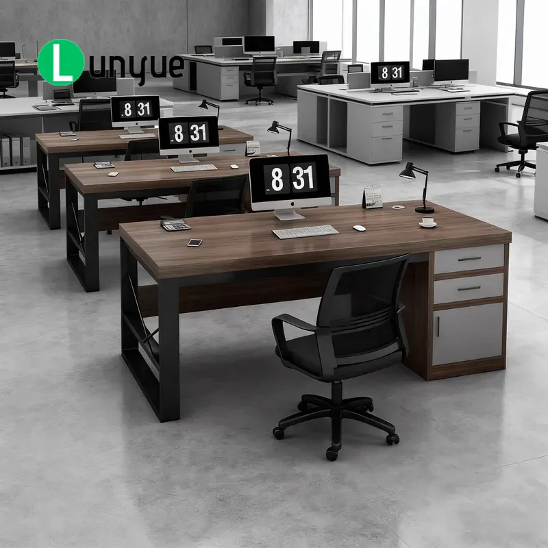 Office Furniture Solutions - Office Desk with Chair and Drawer