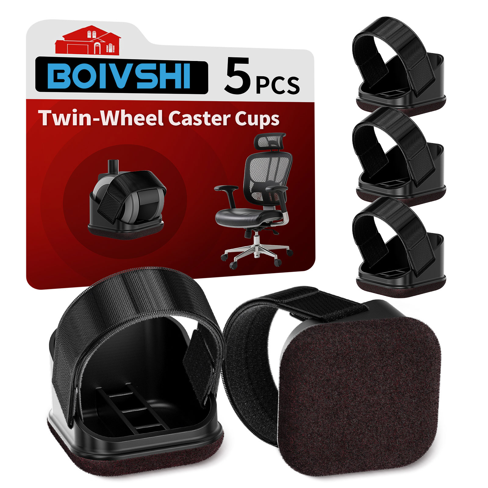 5PCS Chair Leg Protectors Offi - đánh giá và giá Work Office Furniture