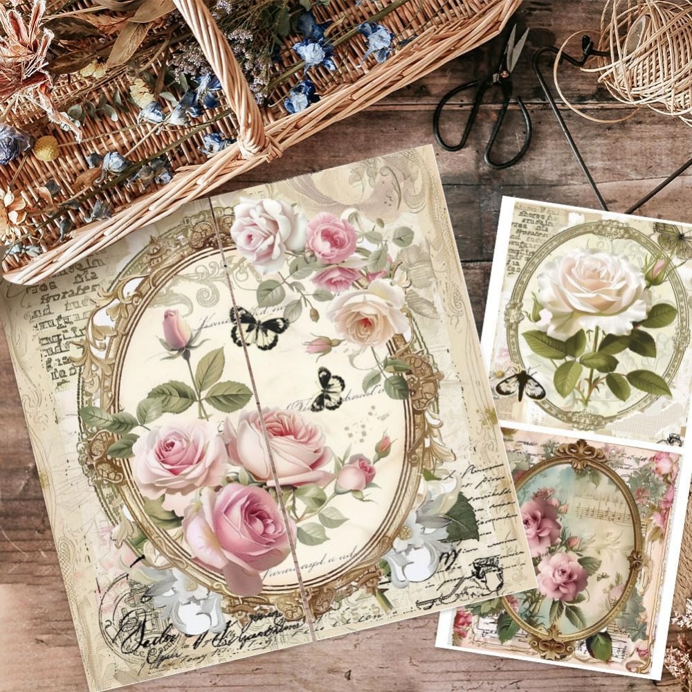 3pcs/Set Rose Rub on Transfers - đánh giá và giá Office Furniture Wholesale
