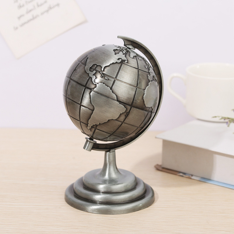 Vintage Alloy Globe Figurine R - đánh giá và giá Office Furniture World