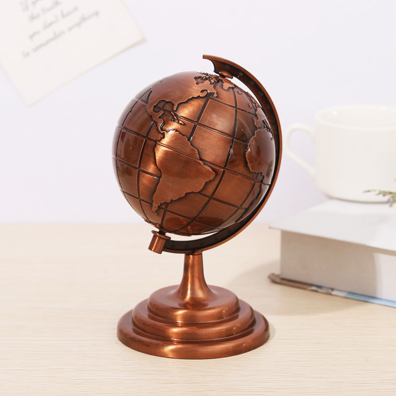 Vintage Alloy Globe Figurine R - đánh giá và giá Office Furniture World