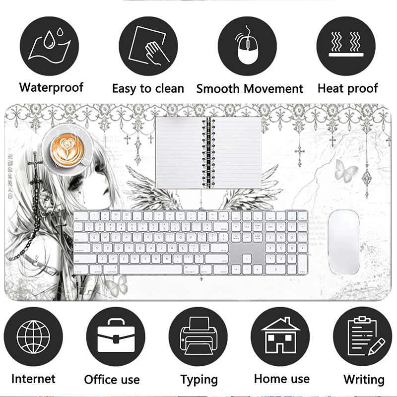 Leather Mousepad Black White A - đánh giá và giá Office Furniture China