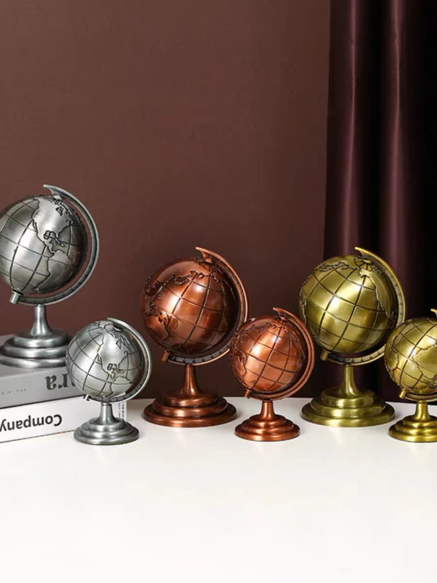 Vintage Globe Model Alloy Smal - đánh giá và giá Office Furniture World