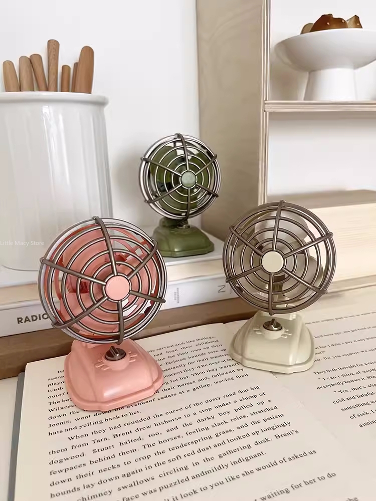 Retro Desktop Small Fan USB Ch - đánh giá và giá Office Furniture Wholesale